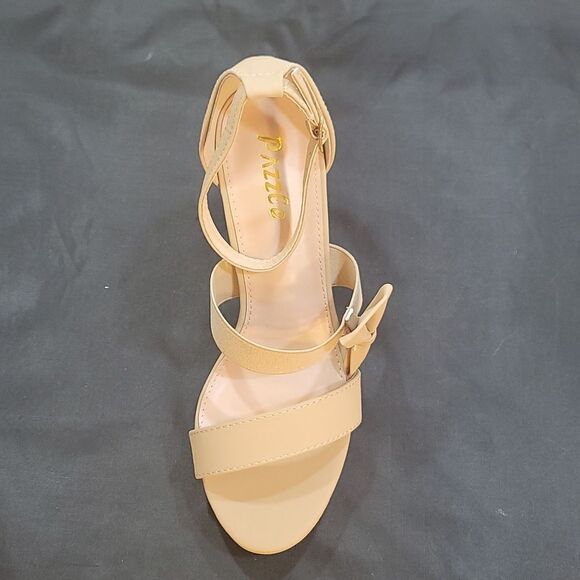 BRAND NEW PAZZLE DOUBLE BOWNOT ROUND TOE BLOCK HEEL SANDAL - Picture 11 of 15